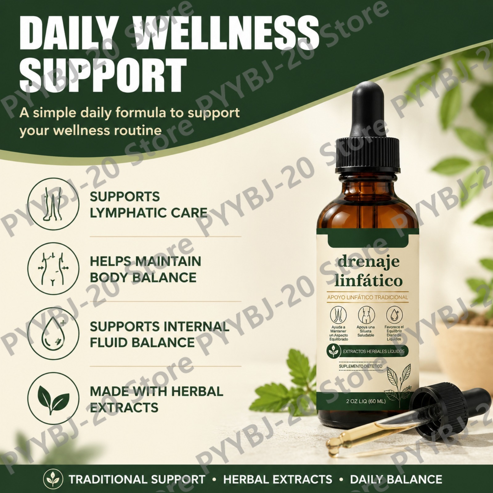 Жидкие капли для поддержки лим – обзор и цена Herbal Supplement